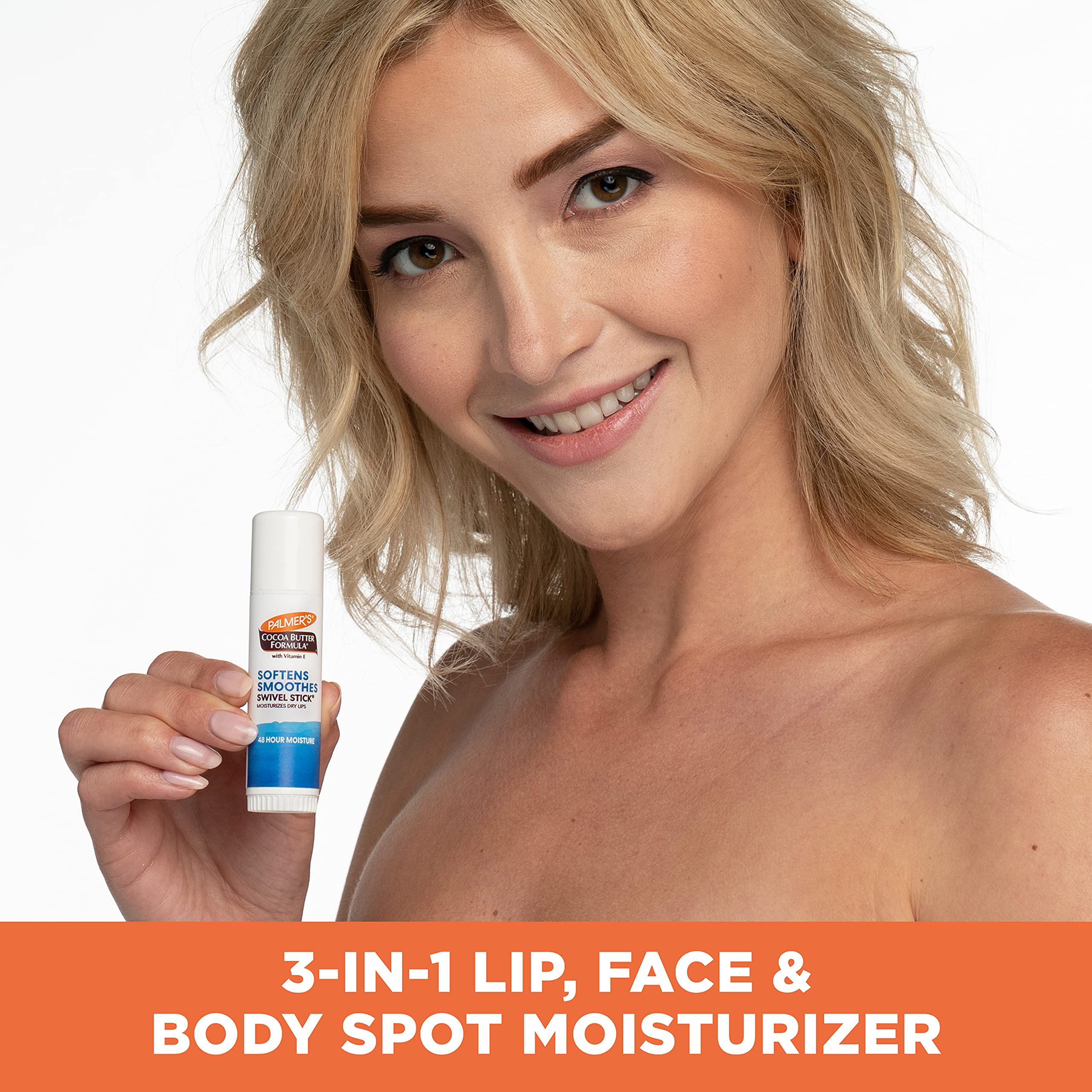 Palmer's Cocoa Butter Formula Softens Smoothes Swivel Stick Moisturizes Dry Lips, 14g (PAck of 3)